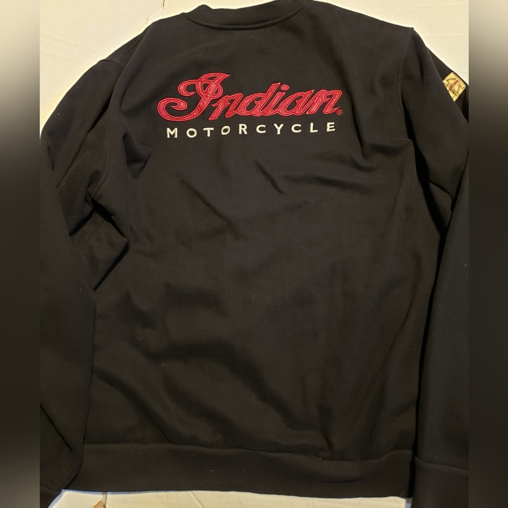 Indian Motorcycle full lined fleece zip up jacket size 3XL